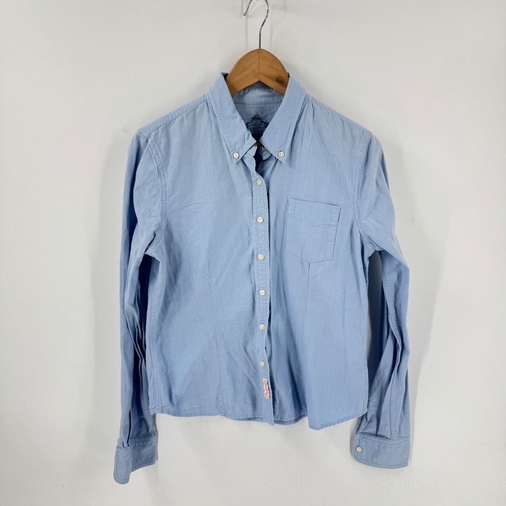Light Blue Button-Down Shirt - Classic Long Sleeve